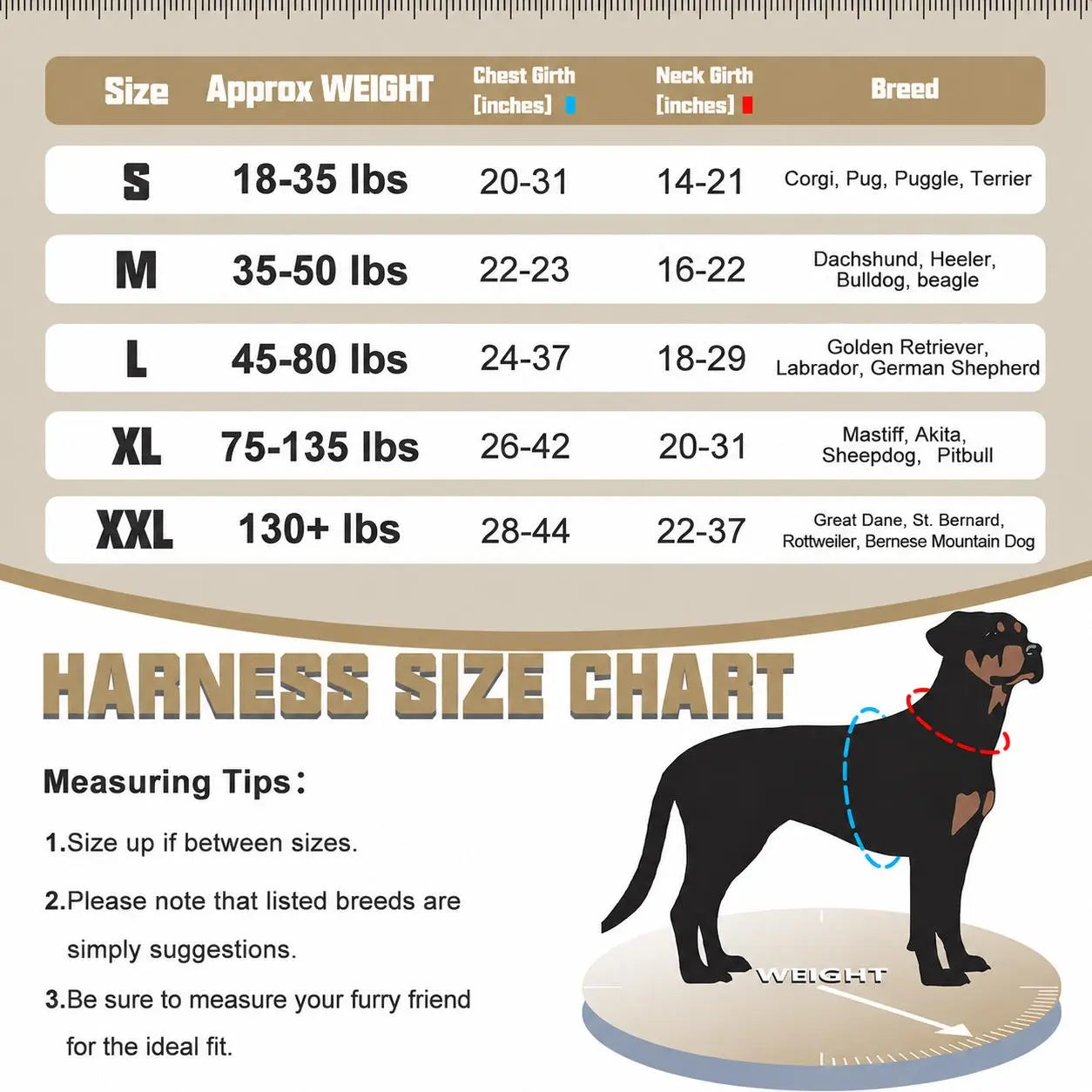 Auroth Tactical Dog Harness - Versatile and Durable No-Pull Harness for Small to Large Dogs with Reflective Features and Adjustable Control