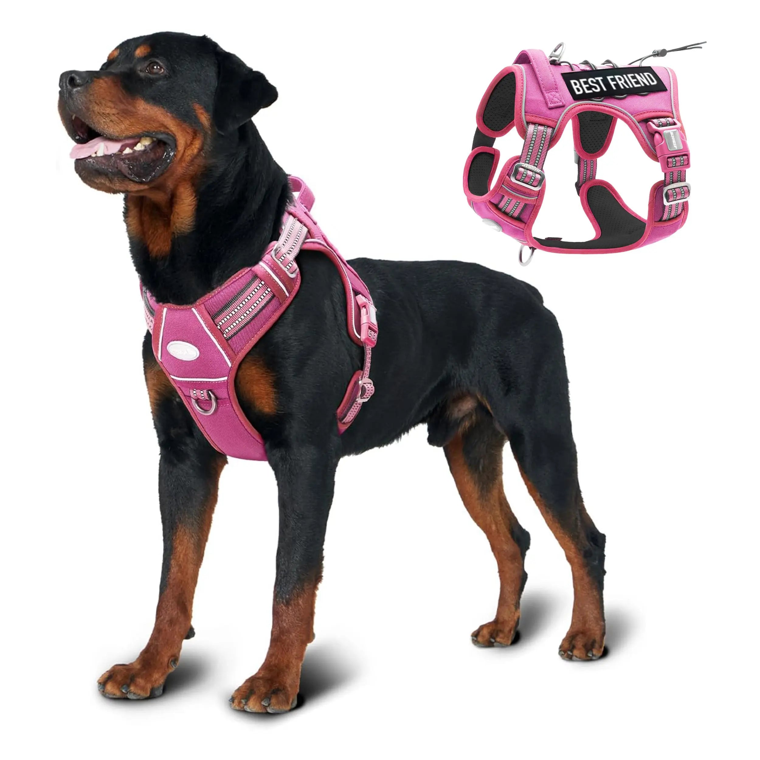 Auroth Tactical Dog Harness - Versatile and Durable No-Pull Harness for Small to Large Dogs with Reflective Features and Adjustable Control