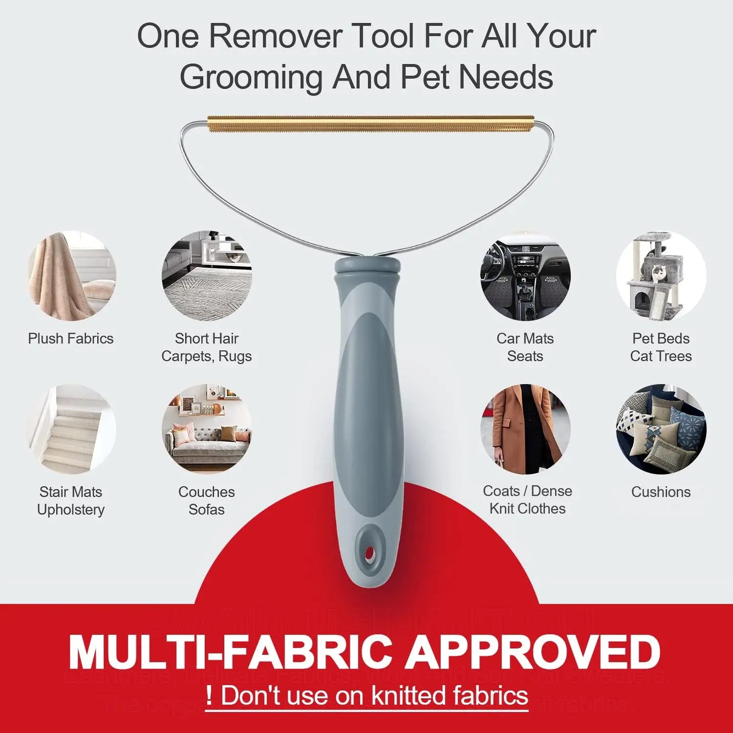 Cat Hair Remover, Portable Pet Hair Remover, Manual Pet Hair Remover Roller, Hair Removal Products for Carpets, Car Mats, Sofas, Pet Beds, Furniture, Dog Accessories